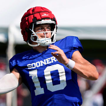 Oklahoma quarterback John Mateer