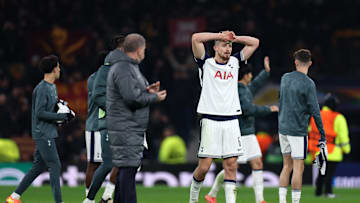 A dejected Radu Dragusin after the final whistle