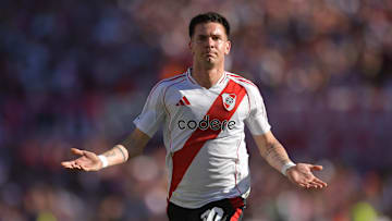 Franco Mastantuono scored the opening goal for River Plate against arch-rivals Boca Juniors on Sunday