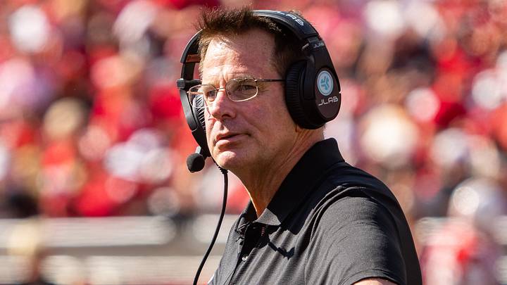 Oct 10, 2026; Lincoln, Nebraska, USA;  Indiana Hoosiers head coach Curt Cignetti looks on during a timeout against the Nebraska Cornhuskers during the second quarter at Memorial Stadium.  Mandatory Credit: Dylan Widger-Imagn Images
