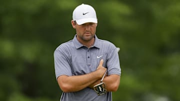 Scottie Scheffler heads to the weekend at 5 under after rounds of 69-68 at the PGA Championship.