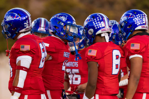 Eastwood faced Americas in a high school football game on Oct. 6, 2023, at the SISD Student Activities Complex in El Paso.