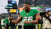 Barkley will not be given the opportunity to break Eric Dickerson's single-season rushing record