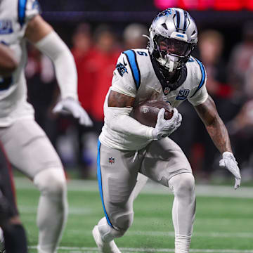 The Panthers released veteran running back Miles Sanders.