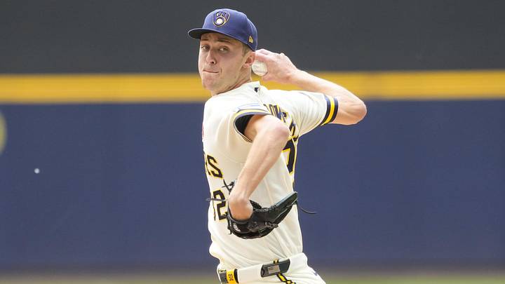 Milwaukee Brewers pitcher Jacob Misiorowski.