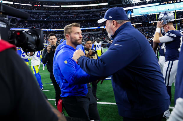 Mike McCarthy, Sean McVay, Dallas Cowboys, Los Angeles Rams