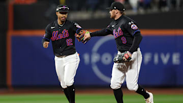 NY Mets Brandon Nimmo and Francisco Lindor