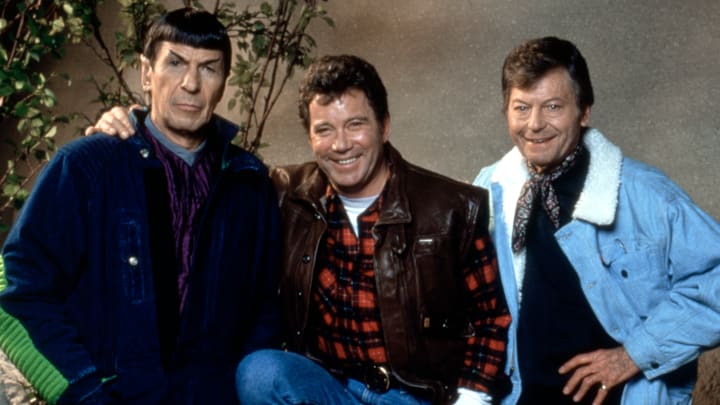 On the set of Star Trek V: The Final Frontier