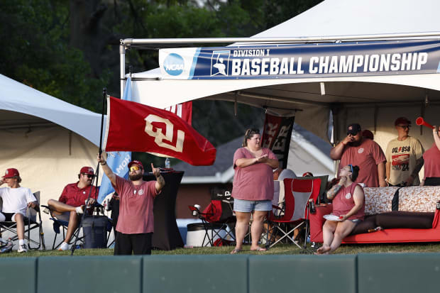 Oklahoma fans flooded L. Dale Mitchell Park for this month's NCAA Regional. 