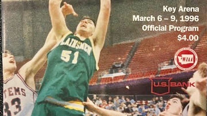 Sammamish played Evergreen of Vancouver for the 1995 WIAA state boys basketball championship.