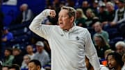 Feb 25, 2025; Colorado Springs, Colorado, USA; Colorado State Rams head coach Niko Medved in the second half against the Air Force Falcons at Clune Arena. Mandatory Credit: Isaiah J. Downing-Imagn Images