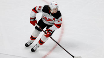 New Jersey Devils center Jack Hughes (86). Mandatory Credit: Isaiah J. Downing-Imagn Images
