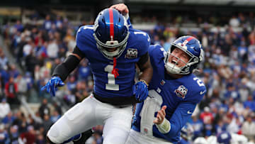 New York Giants WR Malik Nabers, QB Drew Lock