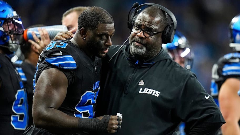 Detroit Lions defensive line coach Terrell Williams. | Junfu Han / USA TODAY NETWORK via Imagn Images
