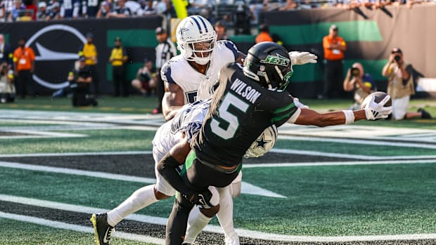 New York Jets wide receiver Garrett Wilso