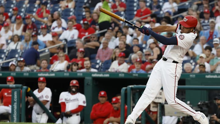 James Wood is a strong bet to hit a home run on Thursday against the Mets. James Wood is a strong bet to hit a home run on Thursday against the Mets.