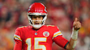 The Kansas City Chiefs and quarterback Patrick Mahomes are favored on Sunday.