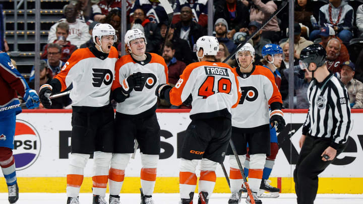 Travis Sanheim's newfound confidence adds another weapon to the Flyers' attack as he registered two points in the win over Colorado.