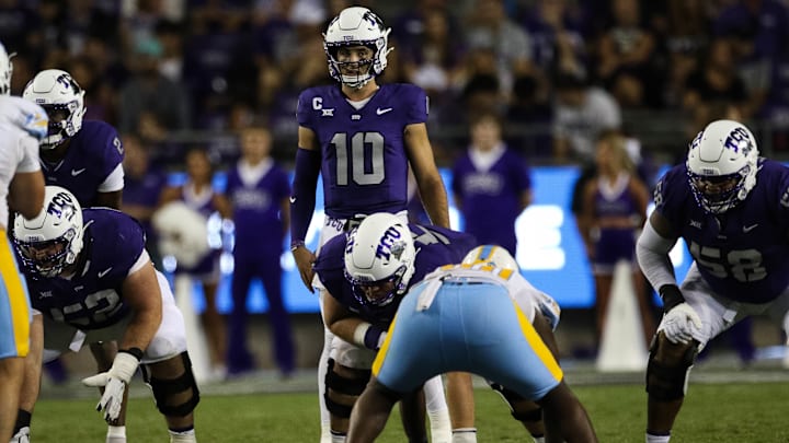 TCU QB Josh Hoover during the LIU game 09/07/2024