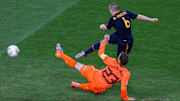 Iniesta le metió el gol de la final del Mundial a los Países Bajos en 2010