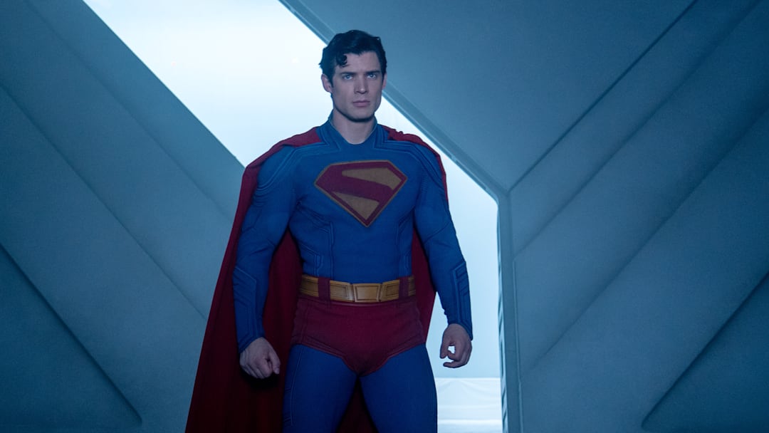 DAVID CORENSWET as Superman in DC Studios’ and Warner Bros. Pictures’ “SUPERMAN,” a Warner Bros. Pictures release. 