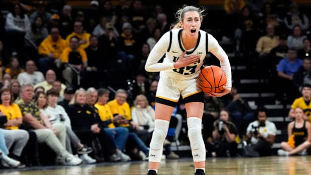 Iowa guard Lucy Olsen