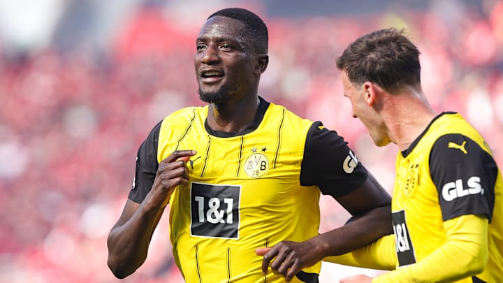 Serhou Guirassy im BVB-Trikot. Serhou Guirassy im BVB-Trikot.