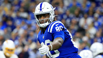 Jelani Woods with the Indianapolis Colts