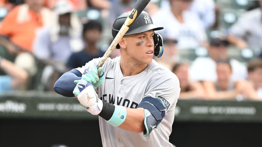 Yankees slugger Aaron Judge in the batter’s box