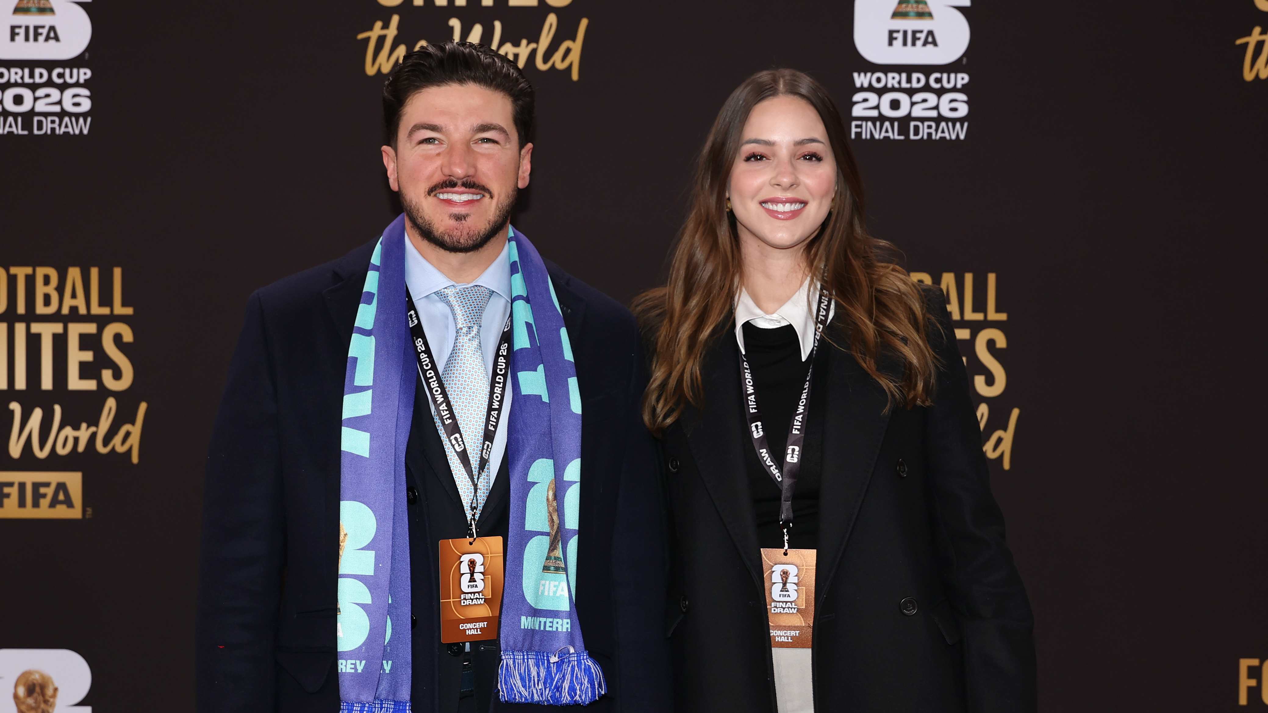 塞缪尔·加西亚在世界杯抽签仪式上。