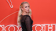 Hailey Van Lith on the orange carpet before the 2025 WNBA Draft at The Shed at Hudson Yards. 