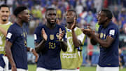 \ Aurelien Tchouameni, Dayot Upamecano, Eduardo Camavinga, Youssouf Fofana