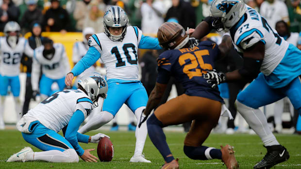 Carolina Panthers place kicker Ryan Fitzgerald