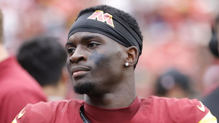 Washington Commanders cornerback Mike Sainristil