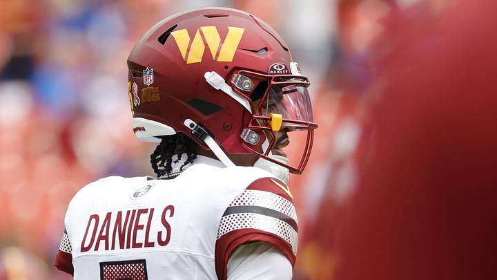 Washington Commanders quarterback Jayden Daniels