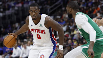 Oct 26, 2025; Detroit, Michigan, USA; Detroit Pistons center Jalen Duren : Rick Osentoski-Imagn Images