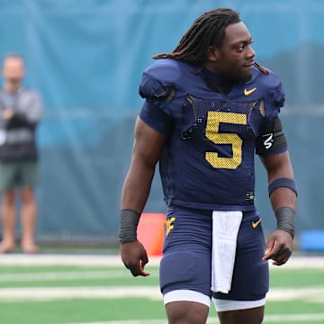 West Virginia University defensive back Fred Perry