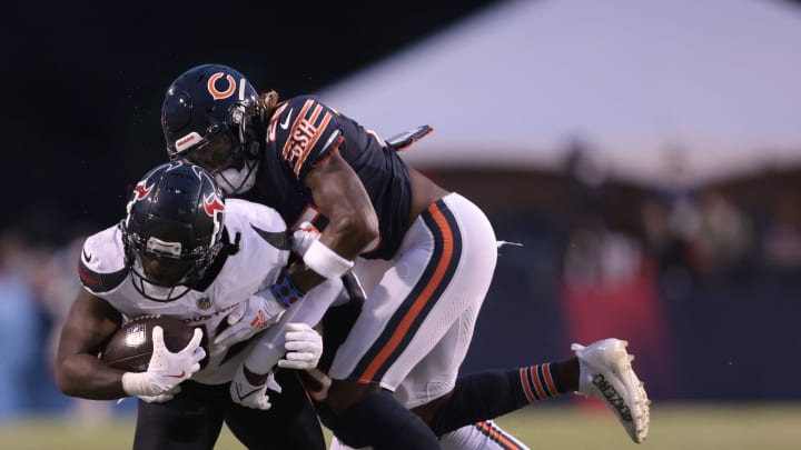 The 2024 Pro Football Hall of Fame game Chicago Bears vs, the Houston Texans at Tom Benson Hall of Fame Stadium in Canton Thursday ,August 1 , 2024.