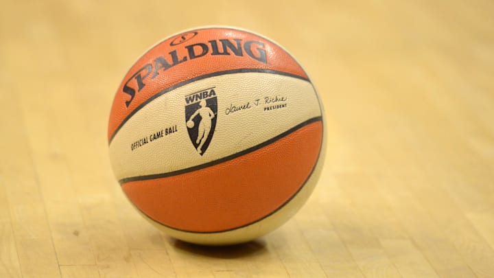 Sep 13, 2012; Los Angeles, CA, USA; General view of a WNBA basketball during the game between the Connecticut Sun and the Los Angeles Sparks at the Staples Center. Mandatory Credit: Kriby Lee/Image of Sport-Imagn Images Sep 13, 2012; Los Angeles, CA, USA; General view of a WNBA basketball during the game between the Connecticut Sun and the Los Angeles Sparks at the Staples Center. Mandatory Credit: Kriby Lee/Image of Sport-Imagn Images