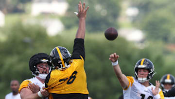Will Howard QB Pittsburgh Steelers. Mandatory Credit: Charles LeClaire-Imagn Images