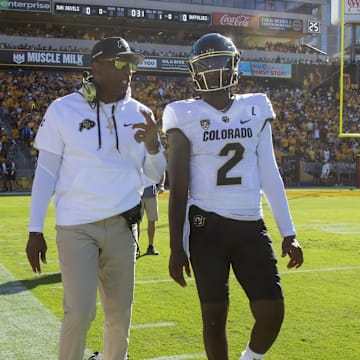 Cleveland Browns quarterback Shedeur Sanders spoke to reporters about his dad Deion's cancer diagnosis for the first time this week.