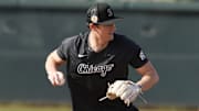 Chicago White Sox prospect Colson Montgomery during spring training at Camelback Ranch. 
