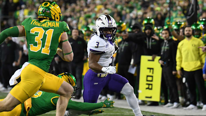 COLLEGE FOOTBALL: DEC 20 College Football Playoff First Round Game James Madison at Oregon