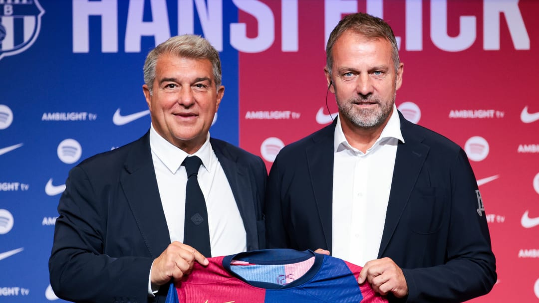 FC Barcelona Unveil New Head Coach Hansi Flick