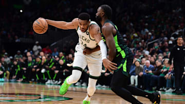 Boston Celtics, Milwaukee Bucks, Jayson Tatum, Jaylen Brown, Derrick White, Sam Hauser, Jrue Holiday, Payton Pritchard, Damian Lillard, Giannis Antetokounmpo