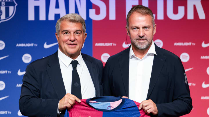 FC Barcelona Unveil New Head Coach Hansi Flick