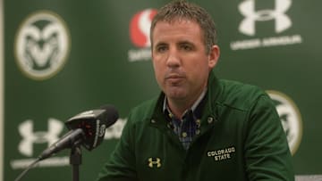 Colorado State football offensive coordinator Joey Lynch talks to media at Canvas Stadium on Thursday, Jan. 16, 2020.

Lynch2