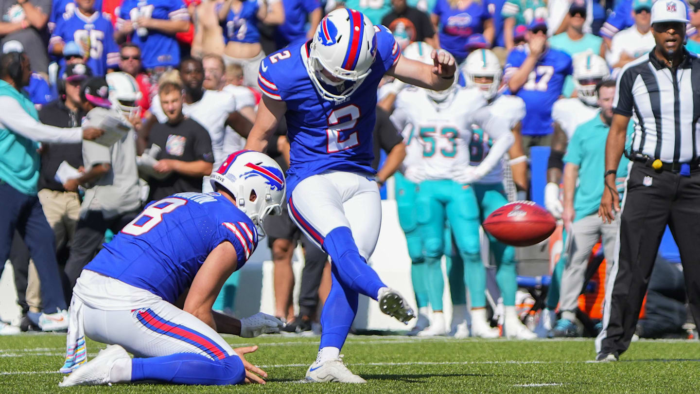 WATCH Bills K Tyler Bass receives game ball after gamewinning kick vs