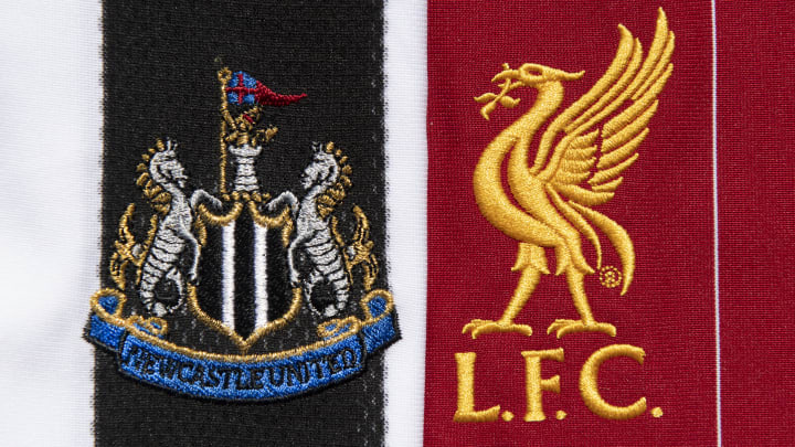The Liverpool and Newcastle United Club Crests