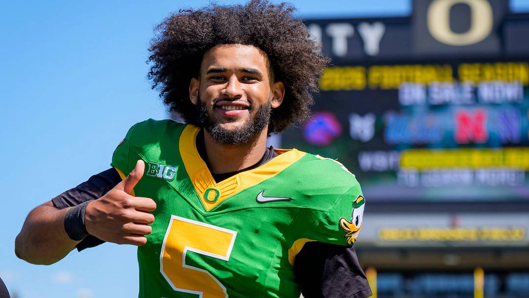 Dante Moore, The Duck and the Oregon skill players invaded Tokyo this week with hilarious results and an appealing marketing message.